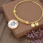 * Trust in the Lord, Proverb 3:5-Bible Verse Bangle Bracelet - Custom Heart Design