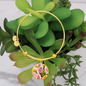 Birth Flower-June Rose Bracelet - Custom Heart Design