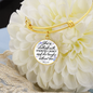* She is clothed with strength and dignity, Prov. 31:5-Bible Verse Bangle Bracelet - Custom Heart Design