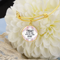 * Trust in the Lord, Proverb 3:5-Bible Verse Bangle Bracelet - Custom Heart Design