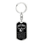 Biker's Prayer-Keychain - Custom Heart Design