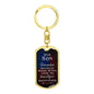 Son, Difficult roads-Keychain - Custom Heart Design