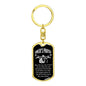 Biker's Prayer-Keychain - Custom Heart Design