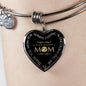 Mom, You are amazing-Bangle - Custom Heart Design