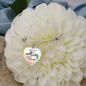 * With God nothing will be impossible-Bangle - Custom Heart Design