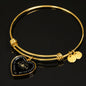 Mom, You are amazing-Bangle - Custom Heart Design