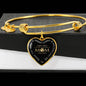 Mom, You are amazing-Bangle - Custom Heart Design