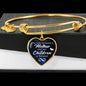 A Mother's love is forever- Bangle - Custom Heart Design