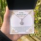 Eternal Hope Solitaire Necklace for Mother In Law | Custom Heart Design