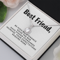 Eternal Hope Necklace for Best Friend | Custom Heart Design