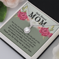 Sentimental Eternal Hope Necklace for Bonus Mom | Custom Heart Design