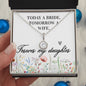 Daughter Solitaire Necklace-Today a bride | Custom Heart Design