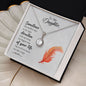 Daughter Solitaire Necklace-Tip toe if you must | Custom Heart Design