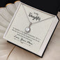 Daughter Solitaire Necklace, From Mom-You're my biggest achievement | Custom Heart Design