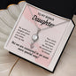Daughter Solitaire Necklace, From Mom-Our special bond | Custom Heart Design