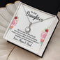 Daughter Solitaire Necklace, From Mom & Dad-Amazing and precious | Custom Heart Design