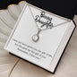 Daughter Solitaire Necklace - Custom Heart Design