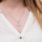 Wife Anniversary Necklace, Necklace for Wife, Silver Jewelry for Wife-I choose you | Custom Heart Design