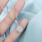 Wife Anniversary Necklace, Necklace for Wife, Silver Jewelry for Wife-I choose you | Custom Heart Design