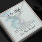 Wife Solitaire Necklace, Necklace for Wife-I choose you | Custom Heart Design