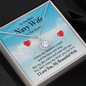 Eternal Hope Necklace for Navy Wife | Custom Heart Design