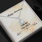 Wife Anniversary Necklace, Necklace for Wife-Always & Forever | Custom Heart Design