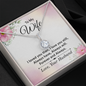 Wife Solitaire Necklace, Necklace for Wife, Silver Jewelry for Wife-I love you still | Custom Heart Design