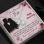 Wife Anniversary Necklace, Necklace for Wife, Silver Jewelry for Wife-I love you more - Custom Heart Design