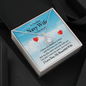 Eternal Hope Necklace for Navy Wife | Custom Heart Design