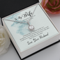 Wife Solitaire Necklace, Necklace for Wife-I choose you | Custom Heart Design