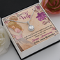 Wife Anniversary Necklace, Necklace for Wife-God gave me an angel wife | Custom Heart Design