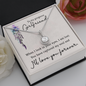 Girlfriend Solitaire Necklace, Promise Necklace, Elegant Necklace | Custom Heart Design