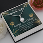 Wife Birthday Necklace, Necklace for Wife, Silver Jewelry for Wife-Grow old together - Custom Heart Design