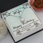 Wife Birthday Necklace, Necklace for Wife, Silver Jewelry for Wife-Love of my life | Custom Heart Design