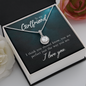 Girlfriend Solitaire Necklace, Promise Necklace, Elegant Necklace | Custom Heart Design