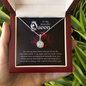 To my beautiful queen-You are my best friend Wife Solitaire Necklace, Necklace for Wife, Silver Jewelry for Wife | Custom Heart Design