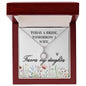 Daughter Solitaire Necklace-Today a bride | Custom Heart Design