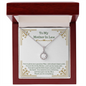 Eternal Hope Solitaire Necklace for Mother In Law | Custom Heart Design