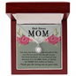 Sentimental Eternal Hope Necklace for Bonus Mom | Custom Heart Design