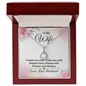 Wife Solitaire Necklace, Necklace for Wife, Silver Jewelry for Wife-I love you still | Custom Heart Design