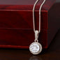 Girlfriend Solitaire Necklace, Promise Necklace, Elegant Necklace | Custom Heart Design