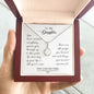 Daughter Solitaire Necklace-You can do this | Custom Heart Design