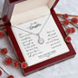 Daughter Solitaire Necklace-You can do this | Custom Heart Design