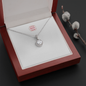 Eternal Hope Solitaire Necklace | Custom Heart Design