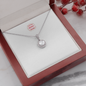 Eternal Hope Solitaire Necklace | Custom Heart Design
