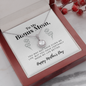 You have certainly made my life better-Eternal Hope Necklace - Custom Heart Design
