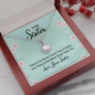 Eternal Hope Necklace for Sister From Sister | Custom Heart Design