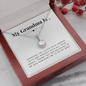 Sentimental Eternal Hope Necklace for Grandma | Custom Heart Design