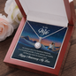 Wife Anniversary Necklace, Necklace for Wife-I'd find you and choose you | Custom Heart Design