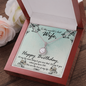 Wife Birthday Necklace, Necklace for Wife, Silver Jewelry for Wife-Love of my life | Custom Heart Design